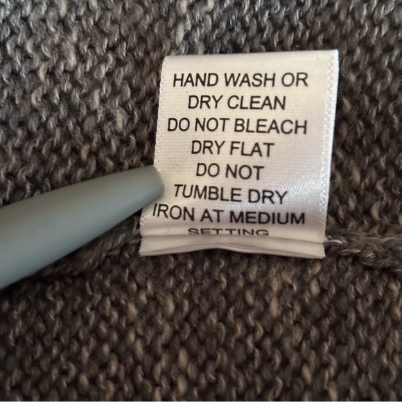 Paul Fredrick Men’s Black Gray Diamonds Linen Cotton Crew Neck Sweater Size M - Picture 7 of 7